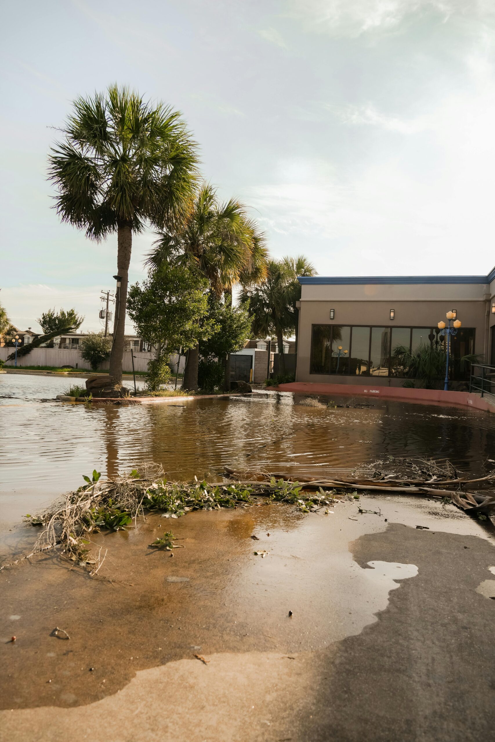 Photo of a flooded neighborhood