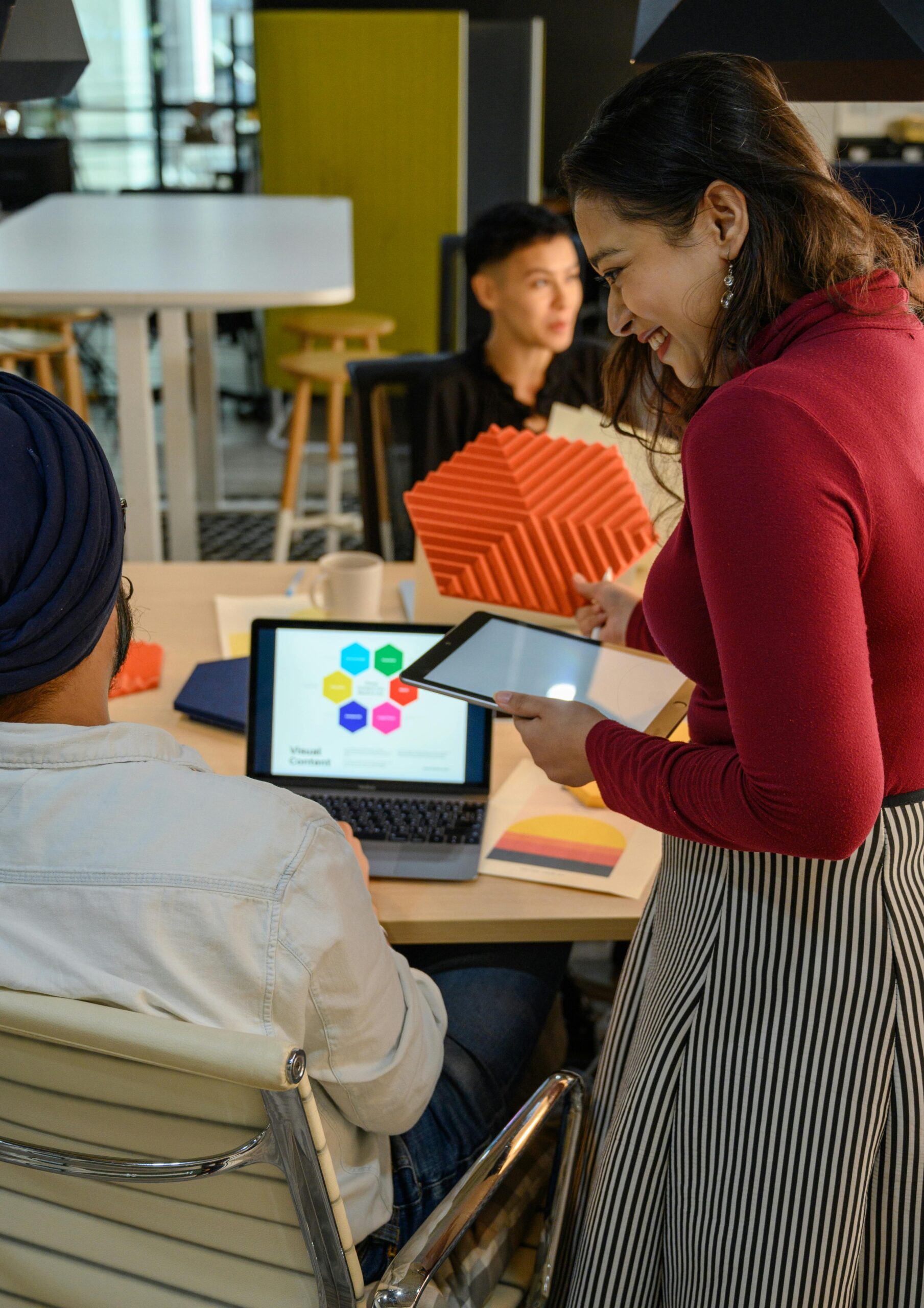 Team of marketers in a meeting