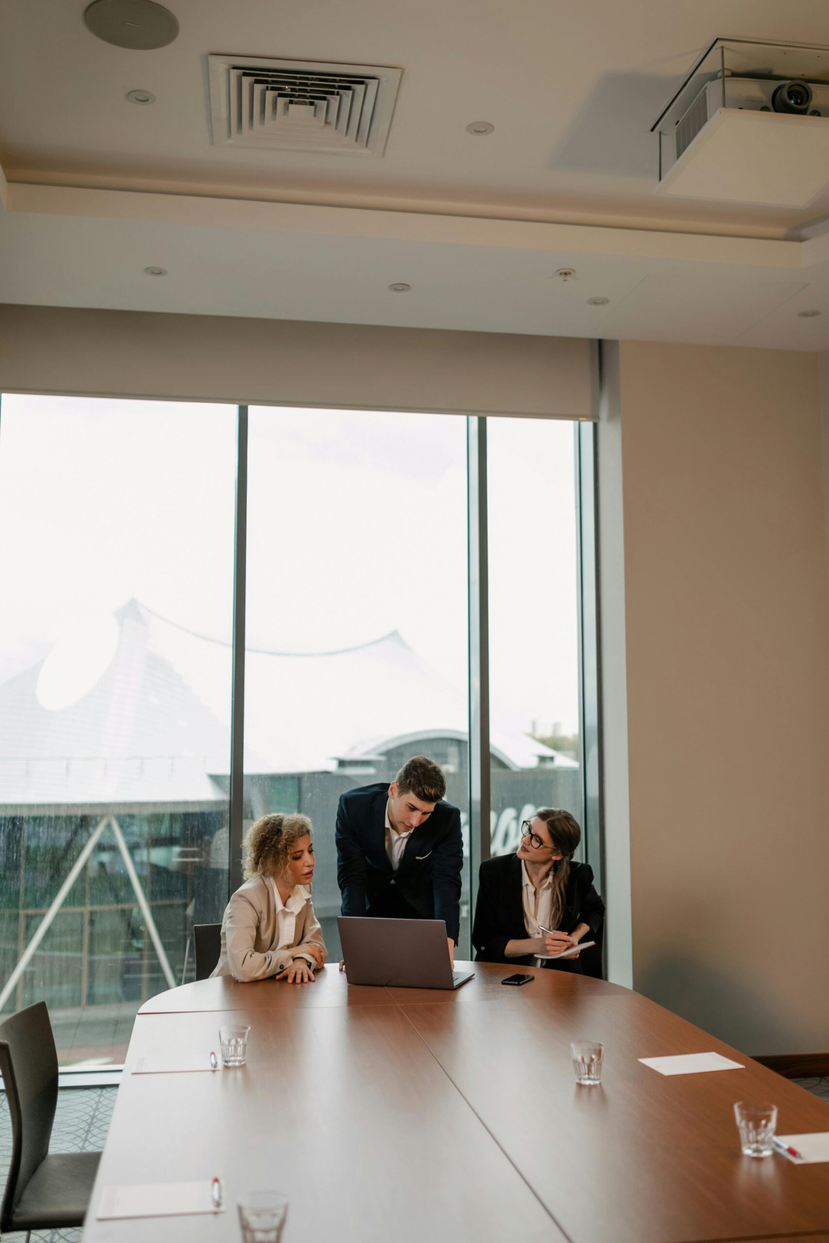 business meeting in a conference room